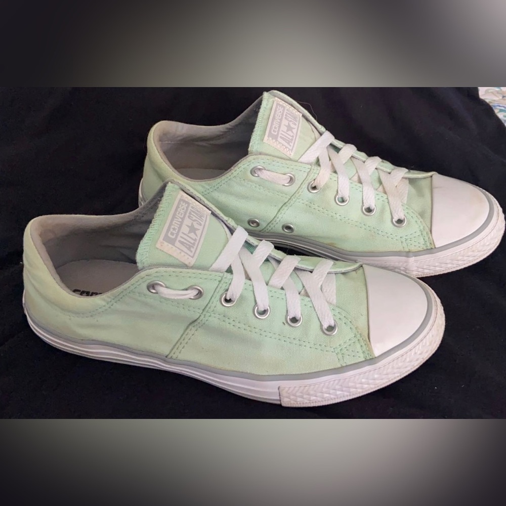 Mint Green ALL STAR Converse CTAS Madison Ox Juniors Size 5/ Fits like Womens 7